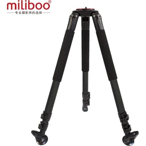 Miliboo MTT703B Carbon Fiber Tripod for Professional DSLR Camera/Digital Camcorder Stand Load-Bearing 25 kg Max Height 164cm/63"
