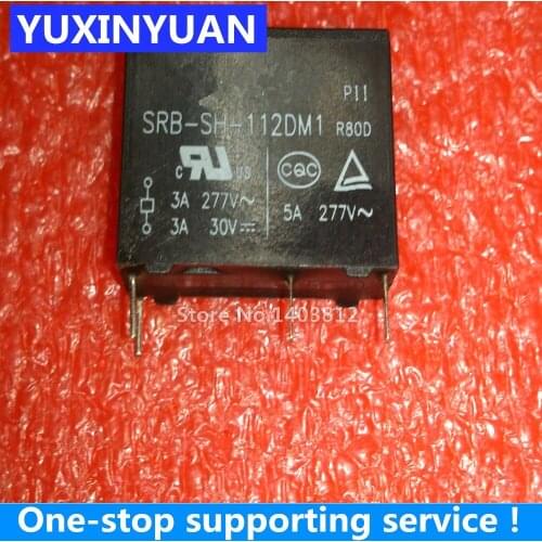 SRB-SH-112DM1 3A 12VDC HF46F-12-HS1 5pcs/lot