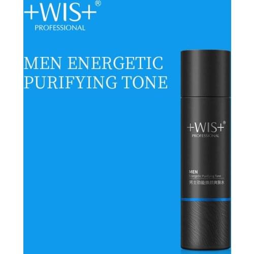 WIS Men Energetic Purifying Toner Shrinkle Pores Improving Skin Elasticity Soothing Hydrating Repairing Men Face Toner