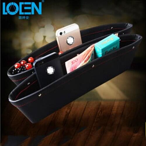 1pc PU Leather Multifunction Car Seat Gap Storage Box Auto Organizer Car Styling for Mazda Axela 2013 2014 2015 2016 All Year