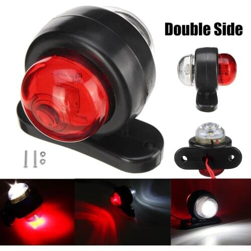 10/8/4/2Pcs 12V-24V Double Side LED Marker Light Lighting Car Warning Indicator Lamp for Trailer Truck Caravan Lorry Van Bus