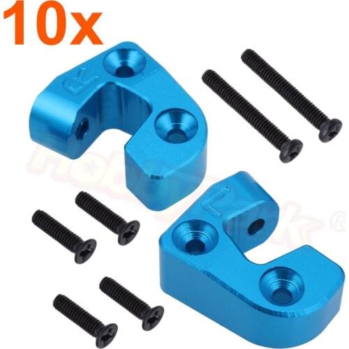 10Pairs Aluminum Rear Supenstion Arm Mount Base (L/R) 0042 For FY-03 WLtoys 12428 12423 1/12 RC Car Upgrade Parts