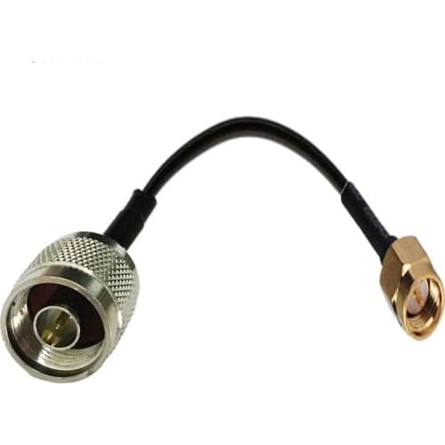 10pcs SMA Male to N Male Plug RF Straight Extension Pigtail coax Cable RG174 10/15/20/30/50cm 1/2/3m