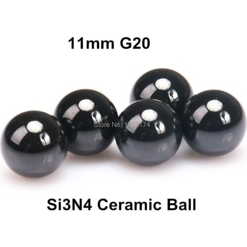 11mm Silicon Nitride Ceramic Ball Si3N4 G5 50PCS/Lot used in Bearing,Pump,Valve ball,linear slider 11mm ceramic ball