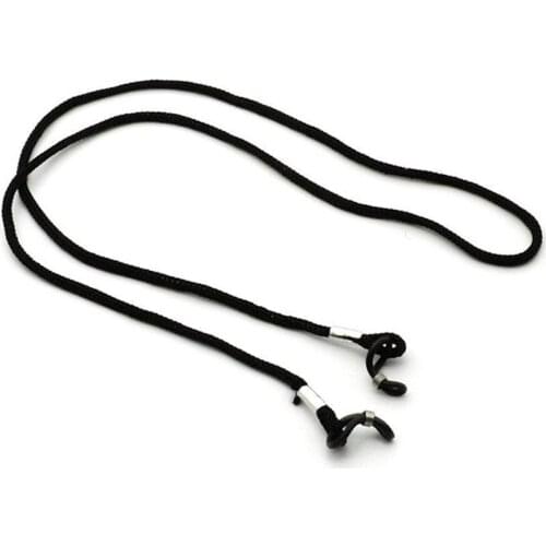 2 Pcs Glasses Chain Glasses Lanyard Anti-slip Anti-lost Chain Rope Lanyard Sunglasses Black Strap Glasses Hanging Children X8U0