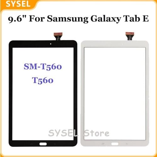 9.6" For Samsung Galaxy Tab E SM-T560 T560 Touch Screen Digitizer Panel Glass Sensor Black White