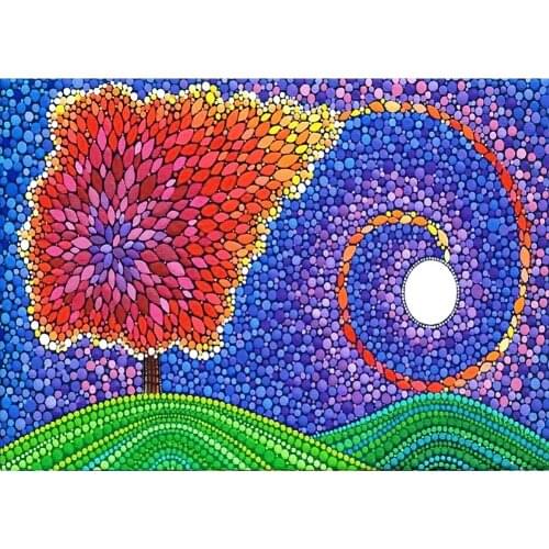 Crystal Full Drill Lotus Diamond Painting Special Shaped Cross Stitch Diamond Embroidery Mosaic Diamond Home Decoration