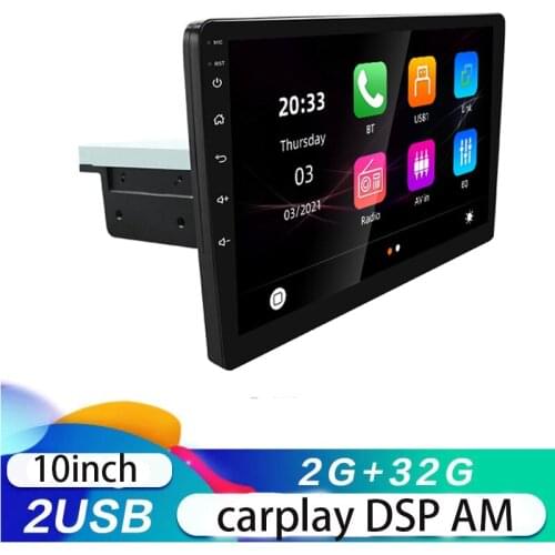 10 Inch DSP RDS Android 10 Multimedia HiFi Video Player GPS Navigation Car Radio Stereo Wifi BT Carplay Android Auto AHD