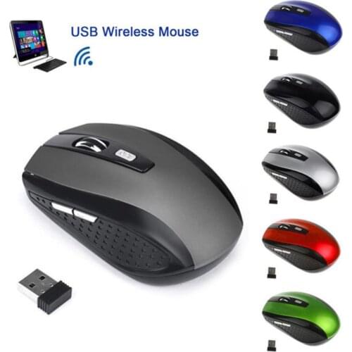 Bluelans Wireless Gaming Mouse 1200DPI 2.4GHz Optical USB Receiver Mice for PC Laptop