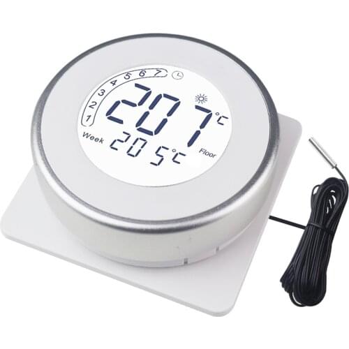 Digital Thermostat Backlight Weekly Programmable Floor Heating Temperature Controller 16A 85-250VAC