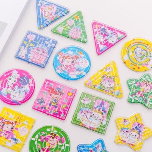 Children Magnetic Maze Toy Kids Plastic Puzzle Game Toy Kids Early Educational Brain safe Teaser Toy Intellectual Jigsaw Board