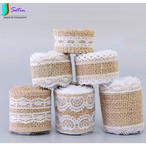 DIY Decorative Material Handmade Lace Linen Cloth Lace Gift Box Bundle Decoration Ribbon Headdress Bouquet Decoration S114P