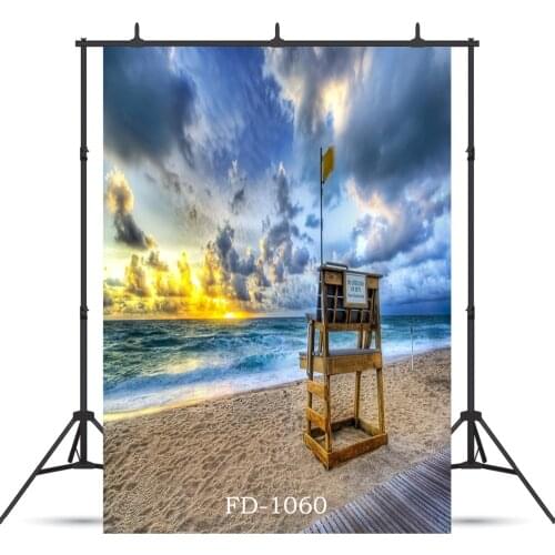 Blue Sky Sea Beach Photographic Background For Photograph Accessories Wedding Child Baby Vinyl Cloth Photo Backdrop Photophone