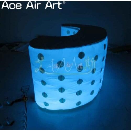 Hot sale inflatable bar counter,inflatable concession booth with colourful LED for promotion and parties