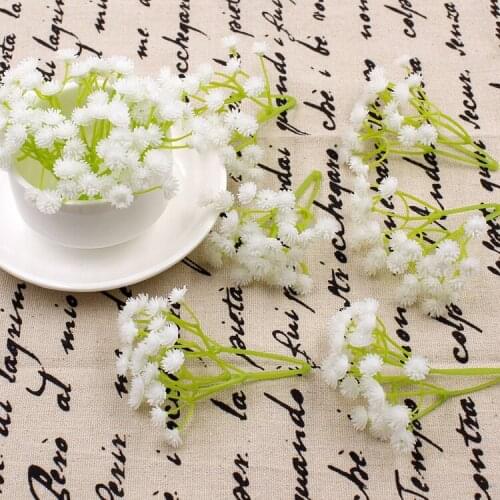 New 10pcs/lot head Artificial sky star flower heads Wedding party Decoration DIY Garland Rose Simulation Simulation Craft Flower