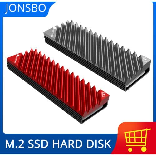 Jonsbo M.2-3 SSD Heatsink For M.2 2280 NGFF NVME PCI-E SSD Hard Disk Cooler Vest Heat Aluminum Heat Sink Radiator Thermal Pads