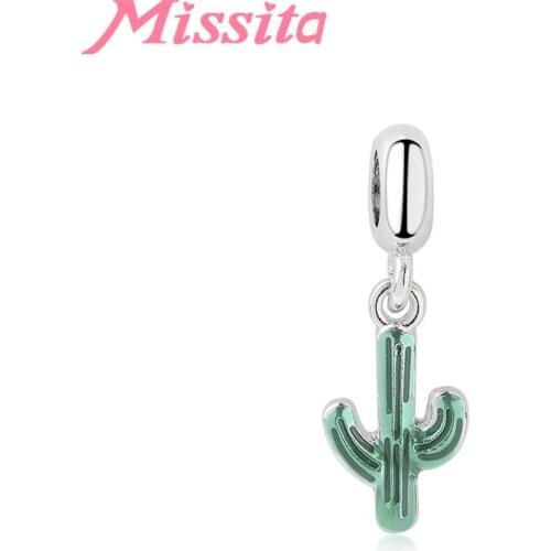 MISSITA 2019 New Cactus Pendant fit Brand Bracelet DIY Jewelry Women Bracelets Accessories Dropshipping
