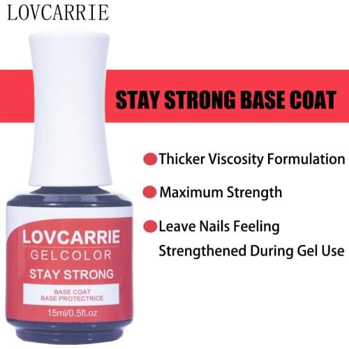 NEW Thicker Strong Base Coat Nails UV Gel Polish Primer 2021 15ML Professional Rubber Base Coat Long Lasting Bond for Nail Art