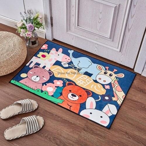 Modern Bedside Carpet, Living Room, Coffee Table, Bedroom, Gold Velvet Short Velvet Floor Mat, Door Blanket