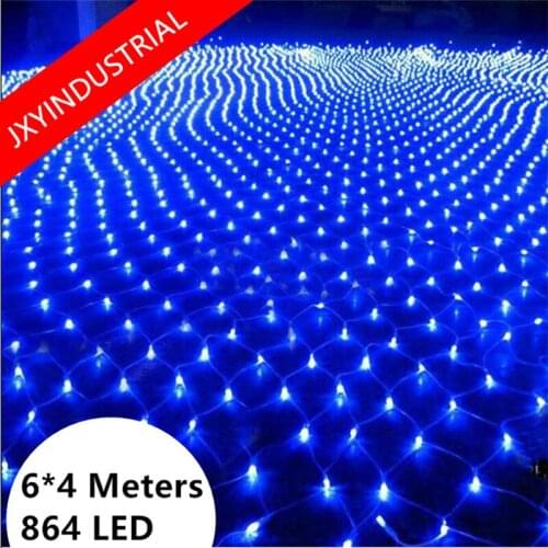 Led Net Mesh String Light Home Garden Wall TV Background Decorative 1.5Mx1.5M 3x2M 6x4M Fairy Starry Wedding Party Garland Lamp