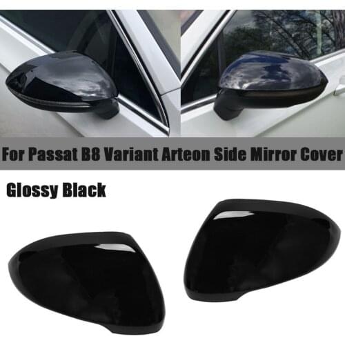 Top!-Car Rearview Mirror Cover Side Mirror Cap for Passat B8 Variant Arteon 2016 2017 2018 2019 2020
