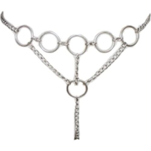 Women Metal Chain Sexy Costumes Open Kruis Porno Lingerie Erotic Panties Fetish Sex Tanga See Trough Thong Fantasia lenceria