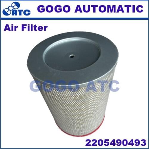 High quality Air filter 2205490493 LU55-90E Screw Air Compressor air filter one-way Air compressor parts supplies