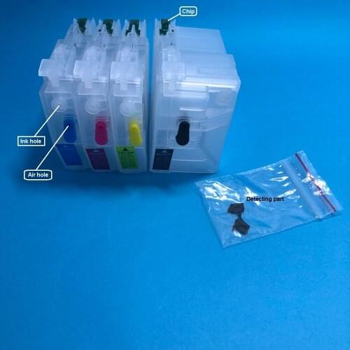 YOTAT Refillable Ink Cartridge LC3219 (LC3217) LC3219XL for Brother MFC-J5330DW MFC-J5335DW MFC-J5730DW MFC-J5930DW MFC-J6530D