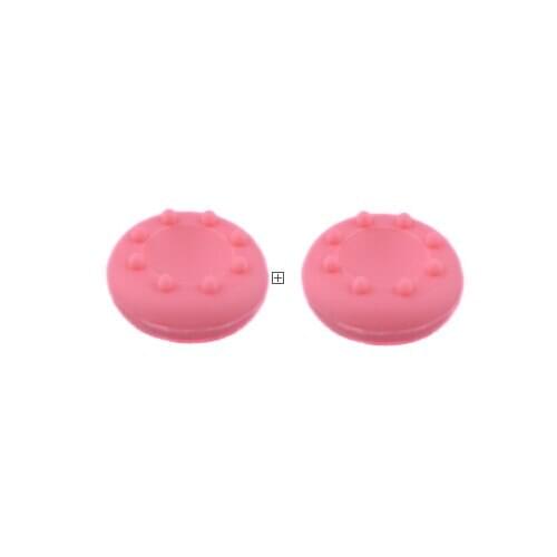10PCS Thumbstick Cap Cover for PS4 XBOX Controller Rubber Thumb Stick Grip Pink