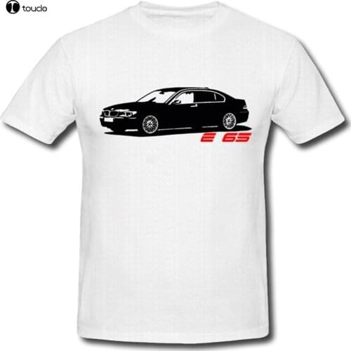 2019 Summer Style Fashion Men T Shirt O-Neck Solid Short Sleeve T Shirt E65 7Er 12Ender Auto Limousine Muscle T Shirts