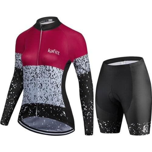 2021 Kafitt Cycling Set Team Summer Womens Clothing Road Bike Shirts Suit Bicycle Bib Shorts MTB Wear Personality Jersey 9D Gel