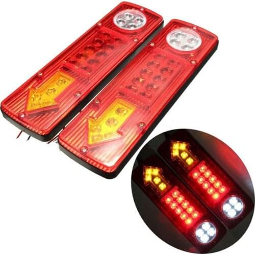 23 Led Truck Tail Light 12V DC Car Led Taillight Van Lamp Reversing Lights Tail Lights For Trailers Left And Right Singnal Lamp