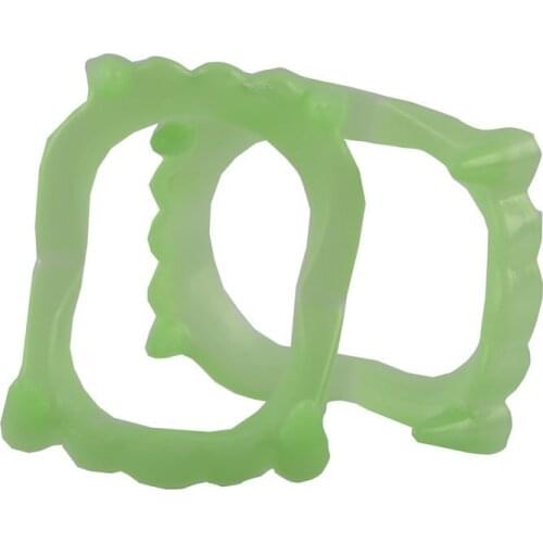 5pc Halloween Vampire Denture Devil Vampire Clowns Witcher Horror Tooth Creepy Circus Props Cosplay Fangs Werewolf Teeth