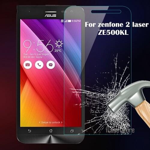 9H Tempered Glass Premium Screen Protector For Asus Zenfone 2 Laser ZE500KL 5.0 " Inch Anti-Explosion Protective Film Wholesale