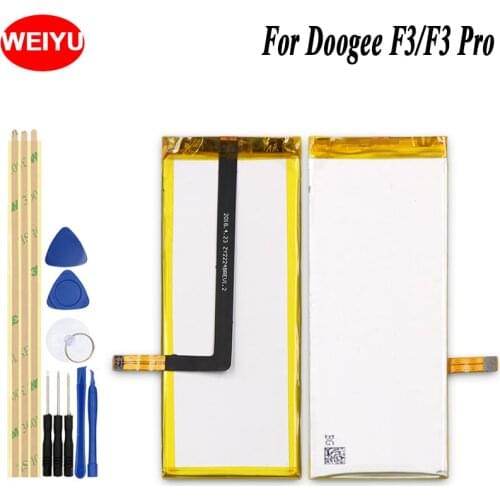 WEIYU For Doogee F3 Pro Phone Battery 2200mAh Hight Capacity For Doogee F3 Top Quality Replacement Batteries +Tools