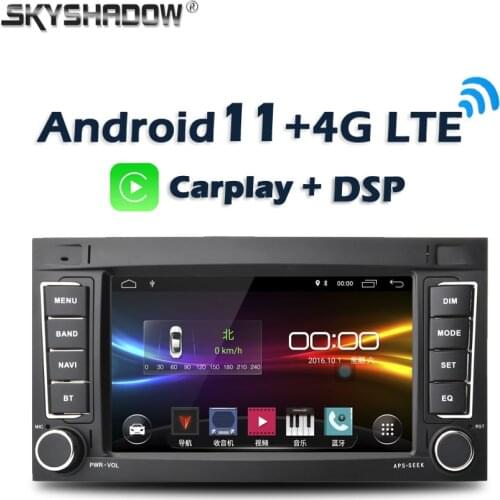 6GB + 128GB Carplay 7" IPS DSP Android 10.0 Car DVD Player GPS WIFI Bluetooth RDS Radio For VW Touareg T5 Multivan Transporter
