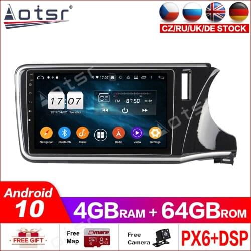 Android10.0 Car gps navigatio Multimedia radio player For honda city 2015+ car audio radio stereo GPS navigation headunit audio