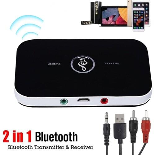 Wireless Bluetooth 5.0 Audio Transmitter Receiver 3.5mm 3.5 Stereo Dongle For PC Adapter USB TV AUX Music Speaker Car Headp S4P9