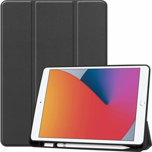 Case for Apple iPad 10.2 2020 8th Generation Smart Cover with Pencil Holder for iPad 10.2 inch Case Magnetic Flip Slim Folding