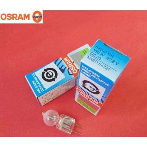 For 5PSC OSRAM 64292XIR 22V 22.8V 150W,NAED 54302 bulb,64292 XIR 22V150W 22.8V150W G6.35 halogen lamp,DHL EMS shipping