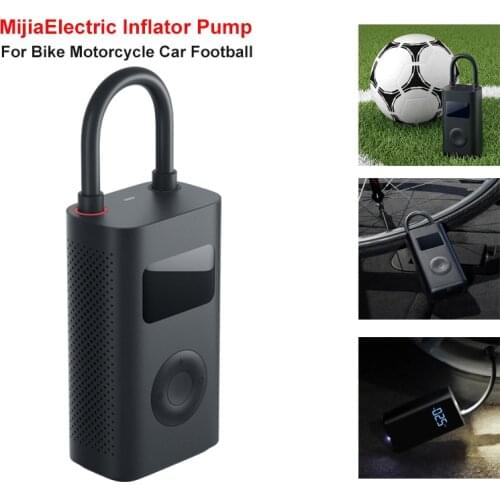 In stock Xiaomi Mijia Electric Inflator Pump For Motorcycle Car Football Bike Tire Pressure Detection Digital Electric Air Pump