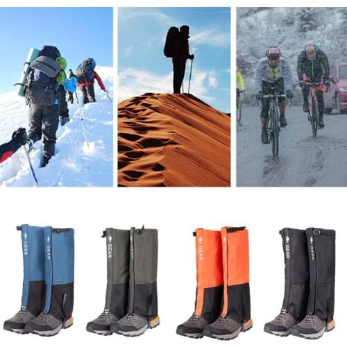 Hot Sale Leg Covers Legging Gaiter Unisex Waterproof Climbing Camping Hiking Ski Boot Travel Shoe Snow Gaiters Legs Protection