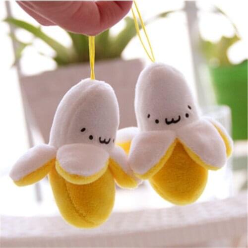 Animals Cartoon Dog Toys Stuffed Squeaking Pet Toy Cute Plush Puzzle For Dogs Cat Chew Squeaker Squeaky Toy For Pet Banana