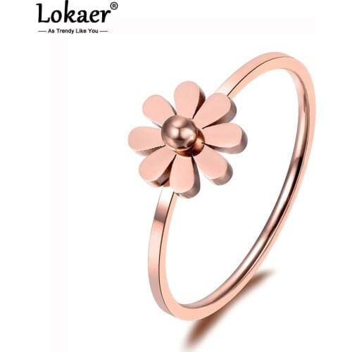 Lokaer Women's Gold Rings