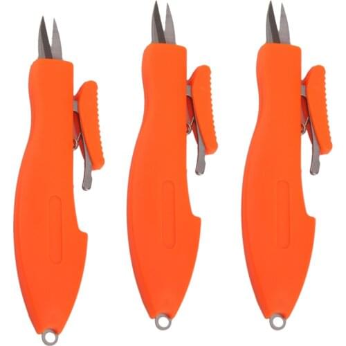 3pcs Multifunction Stainless Steel Fishing Pliers Scissors Line Cutter Tool
