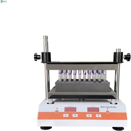 Multi-tube vortex mixer mixer laboratory test tube vortex oscillator sample shaker oscillator