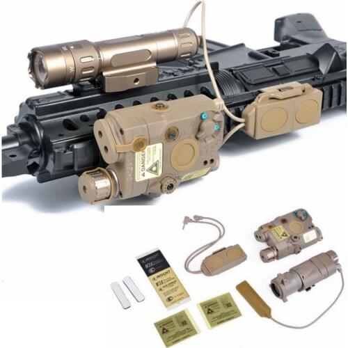 Tactical BLOCK I accessory kit include LA-5/PEQ-15 Red laser M3X LONG VERSION White light / IR / Red Laser EX423