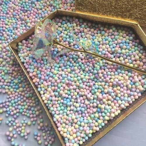 10g/bag Colorful Foam Ball Gift Box Filler Candy Box Gift Packing Supplies Birthday Party Decorations Wedding Flower Box Filler