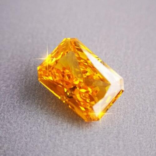 Papaya Radiant cut exclusively brillient Pink Beryl Morganite stone for ring brecelet gem-set jewelry