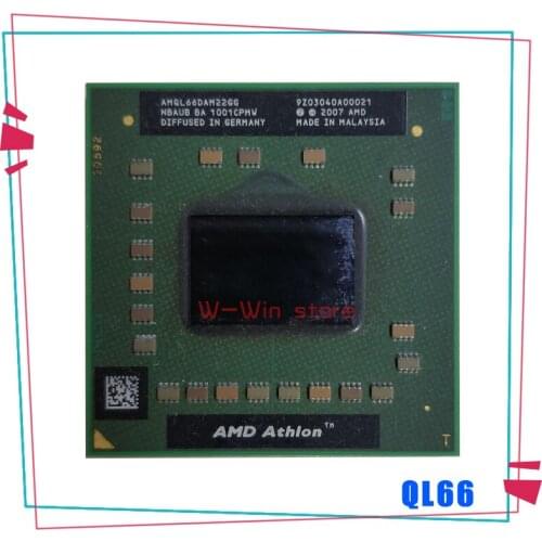 AMD Athlon 64 X2 QL-66 QL 66 QL66 2.2 GHz Dual-Core Dual-Thread CPU Processor AMQL66DAM22GG Socket S1
